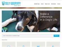 Tablet Screenshot of dollygoodpuppy.org